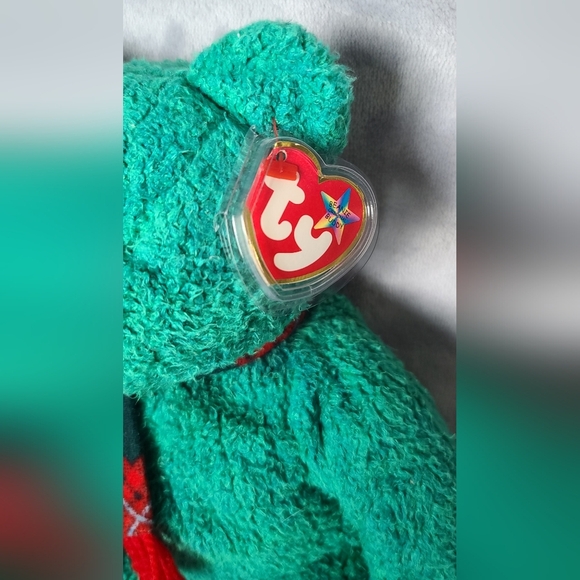 Vintage TY "Wallace" the Bear (2000) Beanie  Buddy - Picture 3 of 6